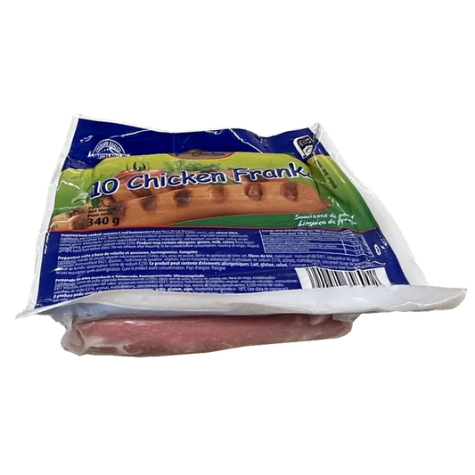 A1203033 - SAUCISSE POULET NATURE SACHET 340GR FRANSA