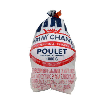 A1208001 - POULET ENTIER PRIMCHANT DOUX 1KG