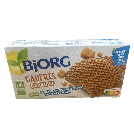 A1242046 - BF GAUFRE BJORG CARAMEL PQT DE 175GR