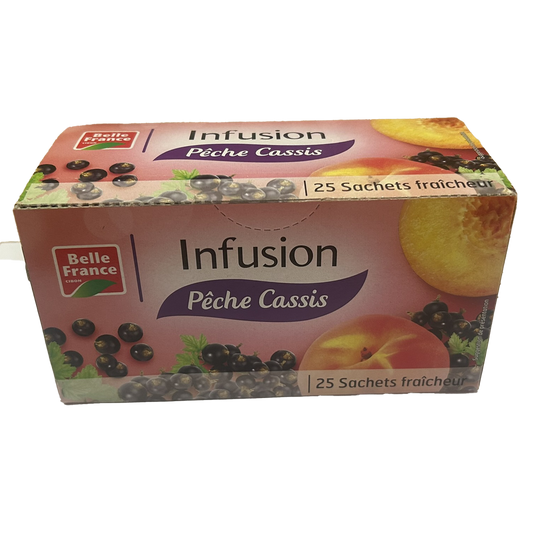 A1302018 - BF INFUSIONS PECHE CASSIS ETUI DE 25 SACHETS