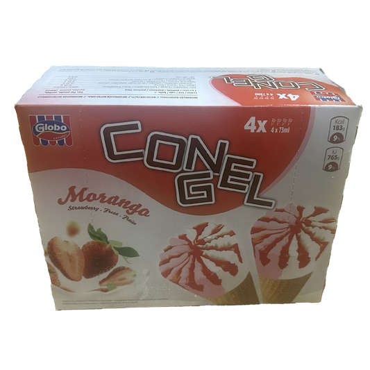 A1601024 - GLOBO CONE 75ML FRAISE (X4)