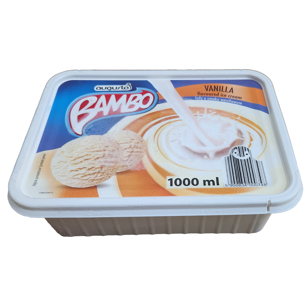 A1601028 - BAMBO GLACE VANILLE 1L