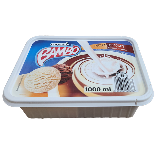 A1601029 - BAMBO GLACE VANILLE CHOCOLAT 1L