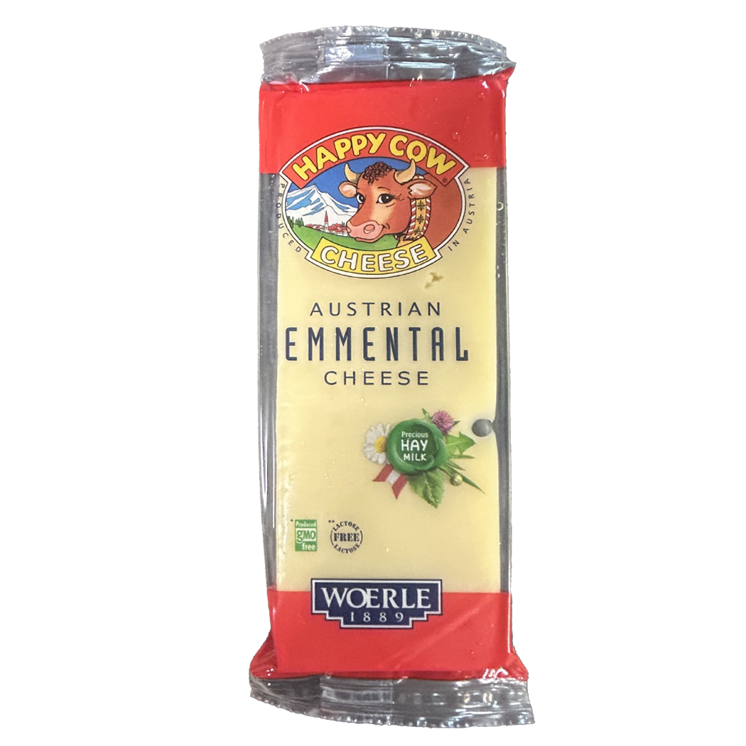 A2102063 - EMMENTAL SACHET 250G PORTIONS HAPPY COW