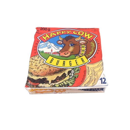 A2103011 - FROMAGE BURGER SACHET 200G 12 TRANCHES HAPPY COW