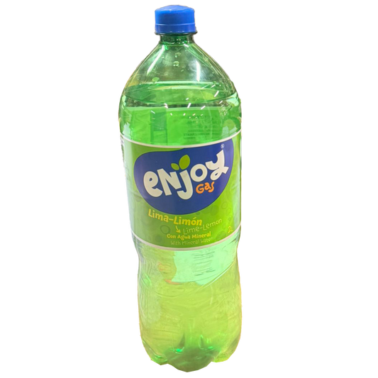 B0499021 - BOISSON ENJOY GAZEUSE CITRON VERT 2L