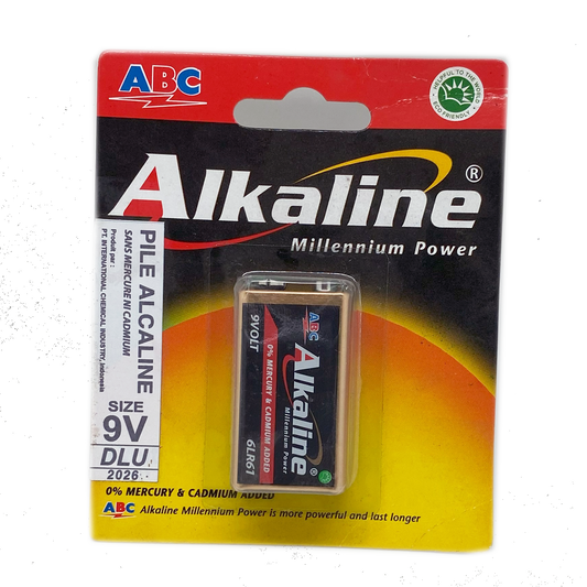 E0406001 - PILE ABC 9VOLT 1B ALKALINE