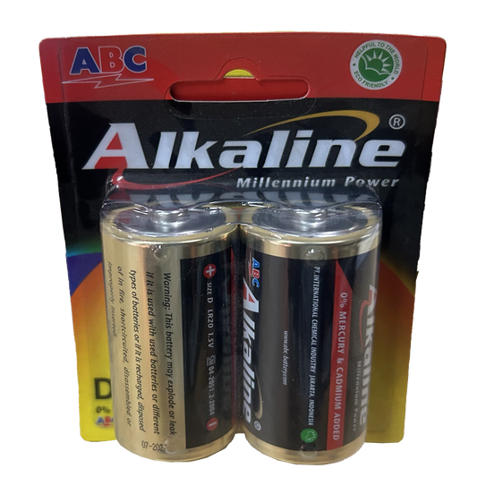 E0406003 - PT INTER - PILE ABC LR20-2B ALKALINE