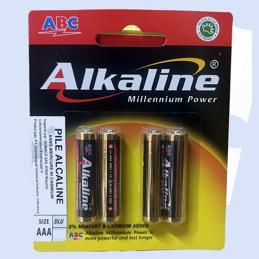 E0406006 - PT INTER - PILE ABC LR03-4B ALKALINE