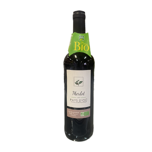 L0301063 - VIN ROUGE BIO MERLOT BF
