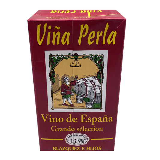 L0302003 - VIN PERLA ROUGE 1L BRICK