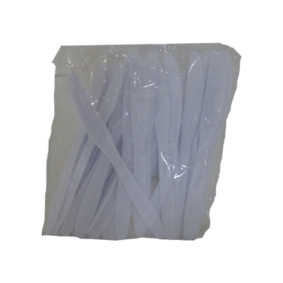 M0906042 - VJ COUTEAU BLANC BIODEGRADABLE 50PCS/PACK