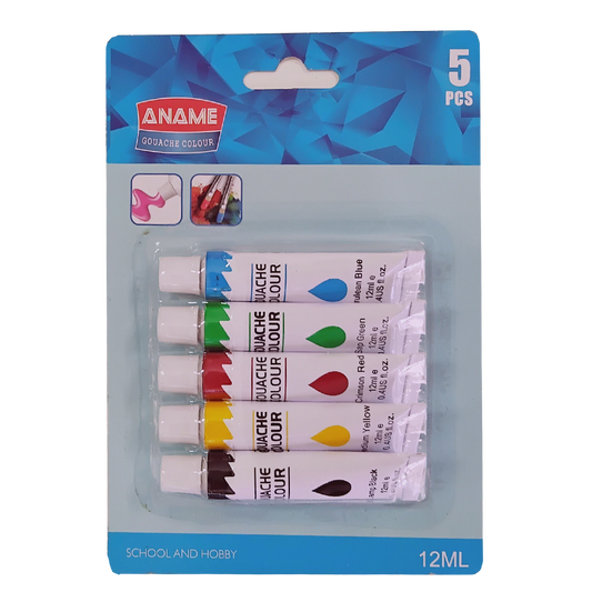 P0611014 - PEINTURE GOUACHE 5PCS 10ML MF923186