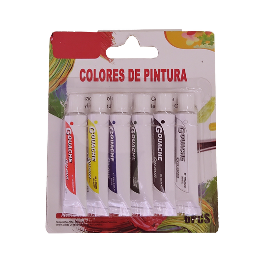 P0611024 - PEINTURE GOUACHE 12ML 5PCES AN0593