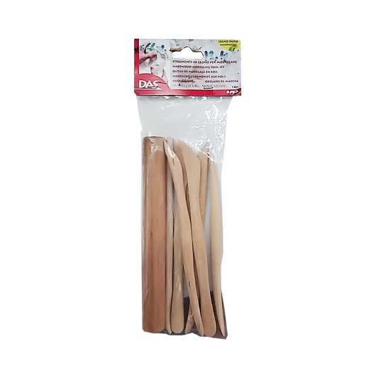 P0699010 - SACHET 6 EAUCHOIRS BOIS +1 ROULEAU BOIS BAS