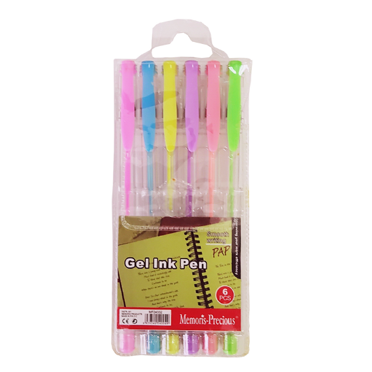 P0710005 - STYLO ENCRE GEL - 6PCES MF24332